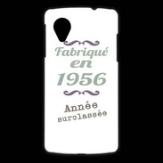 Coque LG Nexus 5 Fabriqué en 1956 ZG
