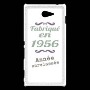 Coque Sony Xperia M2 Fabriqué en 1956 ZG