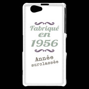 Coque Sony Xperia Z1 Compact Fabriqué en 1956 ZG