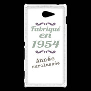 Coque Sony Xperia M2 Fabriqué en 1954 ZG