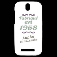 Coque HTC One SV Fabriqué en 1958 ZG