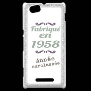 Coque Sony Xperia M Fabriqué en 1958 ZG