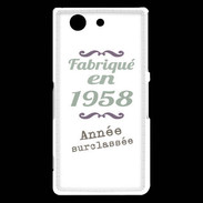 Coque Sony Xperia Z3 Compact Fabriqué en 1958 ZG
