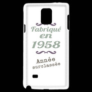 Coque Samsung Galaxy Note 4 Fabriqué en 1958 ZG