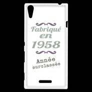 Coque Sony Xperia T3 Fabriqué en 1958 ZG