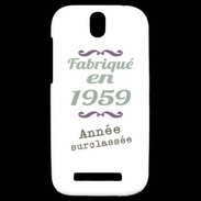 Coque HTC One SV Fabriqué en 1959 ZG