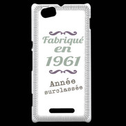 Coque Sony Xperia M Fabriqué en 1961 ZG