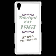 Coque Sony Xperia Z2 Fabriqué en 1961 ZG