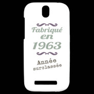 Coque HTC One SV Fabriqué en 1963 ZG