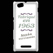 Coque Sony Xperia M Fabriqué en 1963 ZG