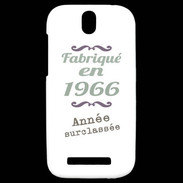 Coque HTC One SV Fabriqué en 1966 ZG