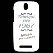 Coque HTC One SV Fabriqué en 1967 ZG
