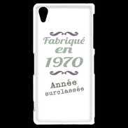 Coque Sony Xperia Z2 Fabriqué en 1970 ZG