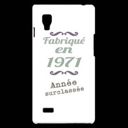 Coque LG Optimus L9 Fabriqué en 1971 ZG