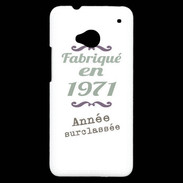 Coque HTC One Fabriqué en 1971 ZG
