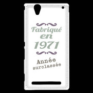 Coque Sony Xperia T2 Ultra Fabriqué en 1971 ZG