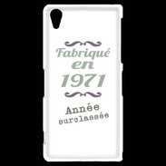 Coque Sony Xperia Z2 Fabriqué en 1971 ZG