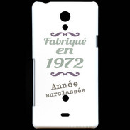 Coque Sony Xperia T Fabriqué en 1972 ZG