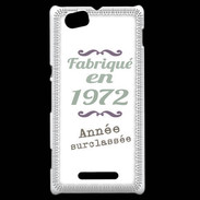Coque Sony Xperia M Fabriqué en 1972 ZG