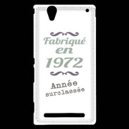 Coque Sony Xperia T2 Ultra Fabriqué en 1972 ZG