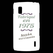 Coque LG Nexus 4 Fabriqué en 1975 ZG