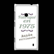 Coque Nokia Lumia 520 Fabriqué en 1975 ZG
