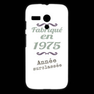 Coque Motorola G Fabriqué en 1975 ZG