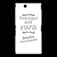 Coque Sony Xpéria Z Ultra Fabriqué en 1975 ZG