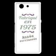 Coque Sony Xperia Z3 Compact Fabriqué en 1975 ZG