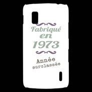 Coque LG Nexus 4 Fabriqué en 1973 ZG