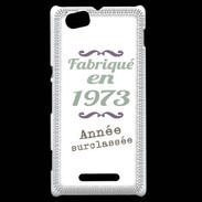 Coque Sony Xperia M Fabriqué en 1973 ZG