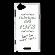 Coque Sony Xperia L Fabriqué en 1973 ZG