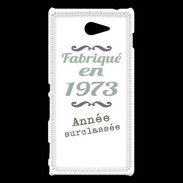 Coque Sony Xperia M2 Fabriqué en 1973 ZG