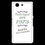 Coque Sony Xperia Z3 Compact Fabriqué en 1973 ZG