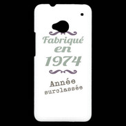 Coque HTC One Fabriqué en 1974 ZG