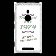 Coque Nokia Lumia 925 Fabriqué en 1974 ZG