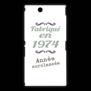 Coque Sony Xpéria Z Ultra Fabriqué en 1974 ZG