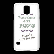 Coque Samsung Galaxy S5 Fabriqué en 1974 ZG