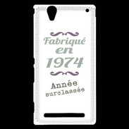 Coque Sony Xperia T2 Ultra Fabriqué en 1974 ZG