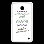 Coque Nokia Lumia 630 Fabriqué en 1974 ZG