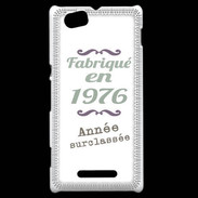 Coque Sony Xperia M Fabriqué en 1976 ZG