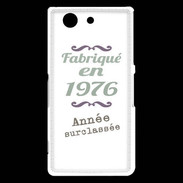 Coque Sony Xperia Z3 Compact Fabriqué en 1976 ZG