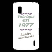 Coque LG Nexus 4 Fabriqué en 1977 ZG