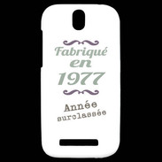 Coque HTC One SV Fabriqué en 1977 ZG
