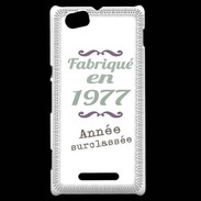 Coque Sony Xperia M Fabriqué en 1977 ZG