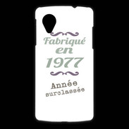 Coque LG Nexus 5 Fabriqué en 1977 ZG
