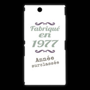 Coque Sony Xpéria Z Ultra Fabriqué en 1977 ZG