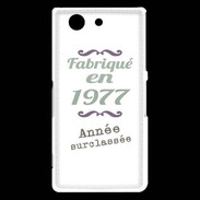 Coque Sony Xperia Z3 Compact Fabriqué en 1977 ZG