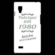 Coque LG Optimus L9 Fabriqué en 1980 ZG