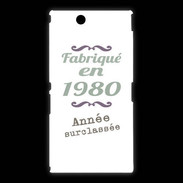 Coque Sony Xpéria Z Ultra Fabriqué en 1980 ZG